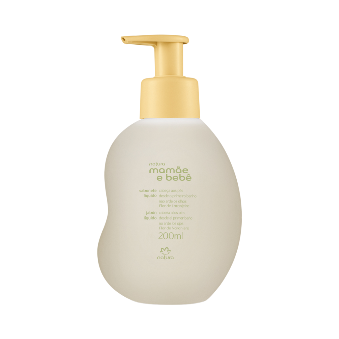 Sabonete Líquido Flor De Laranjeira Mamãe E Bebê 200ml