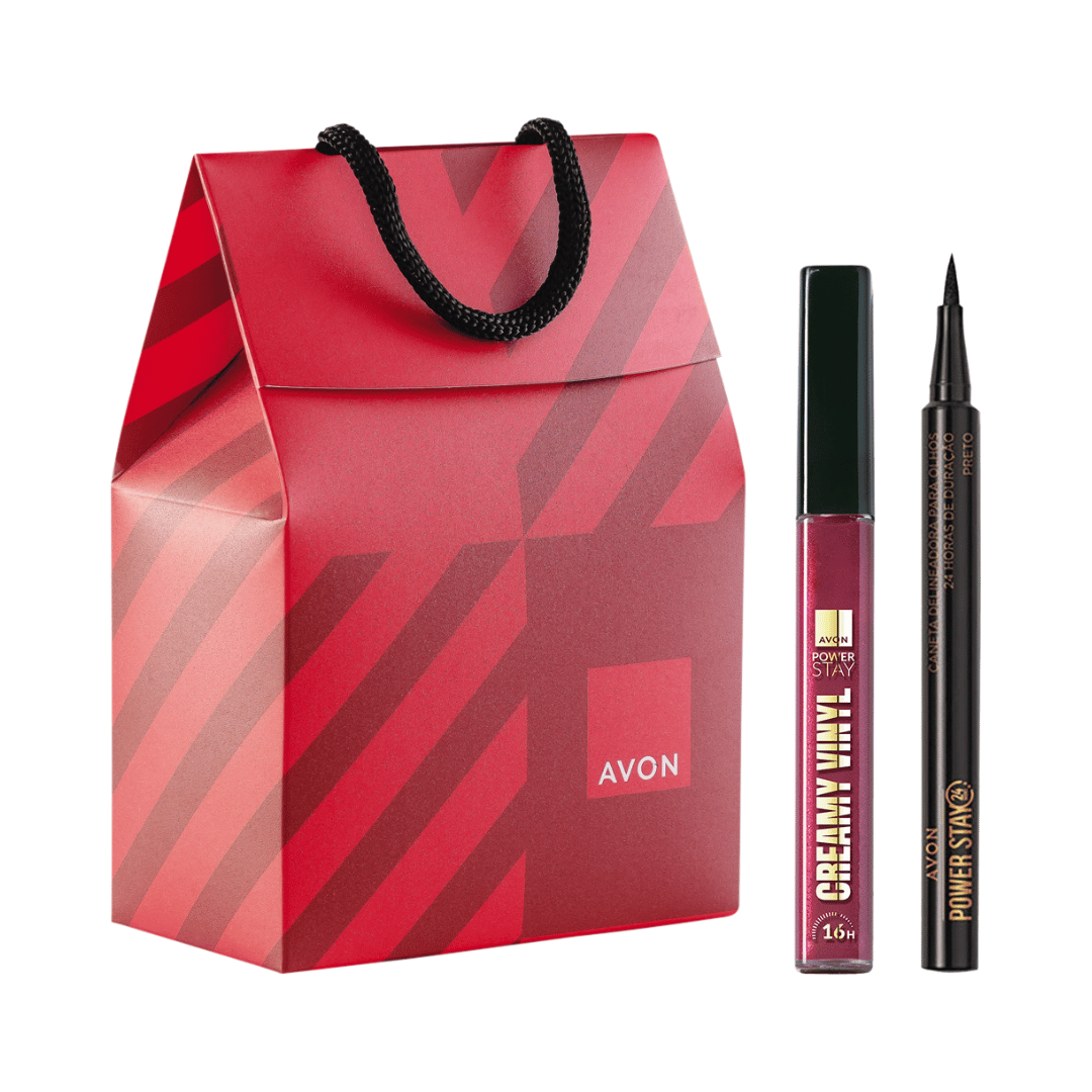 Presente Avon Power Stay Dupla Magenta Fascinante