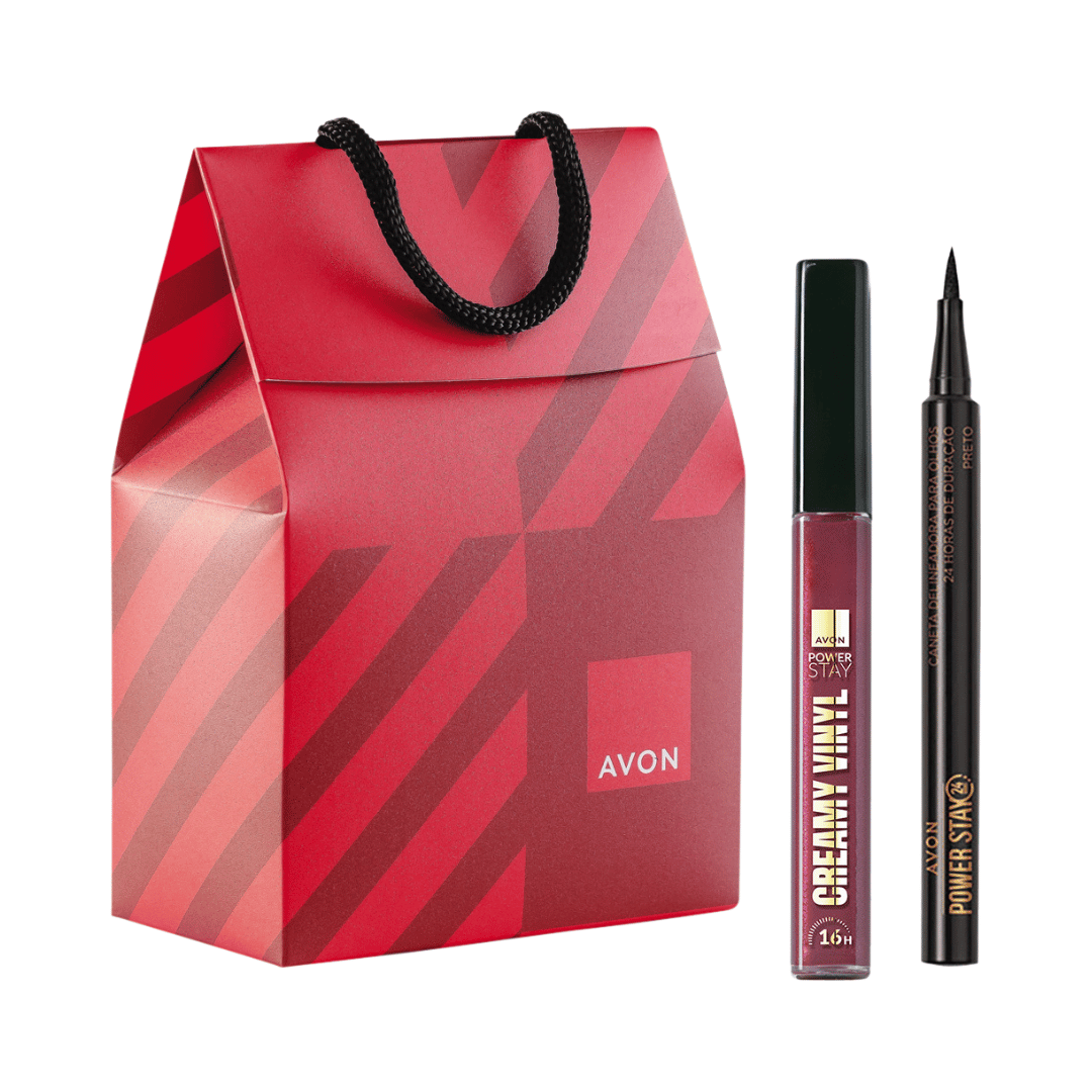 Presente Avon Power Stay Dupla Uva Rosada