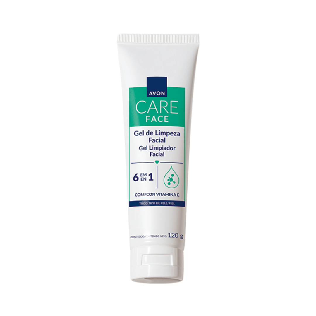 Gel De Limpeza Facial 6 Em 1 Avon Care 120g