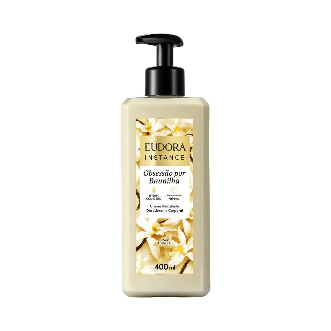 Creme Hidratante Desodorante Corporal Instance Obsessão Por Baunilha 400ml