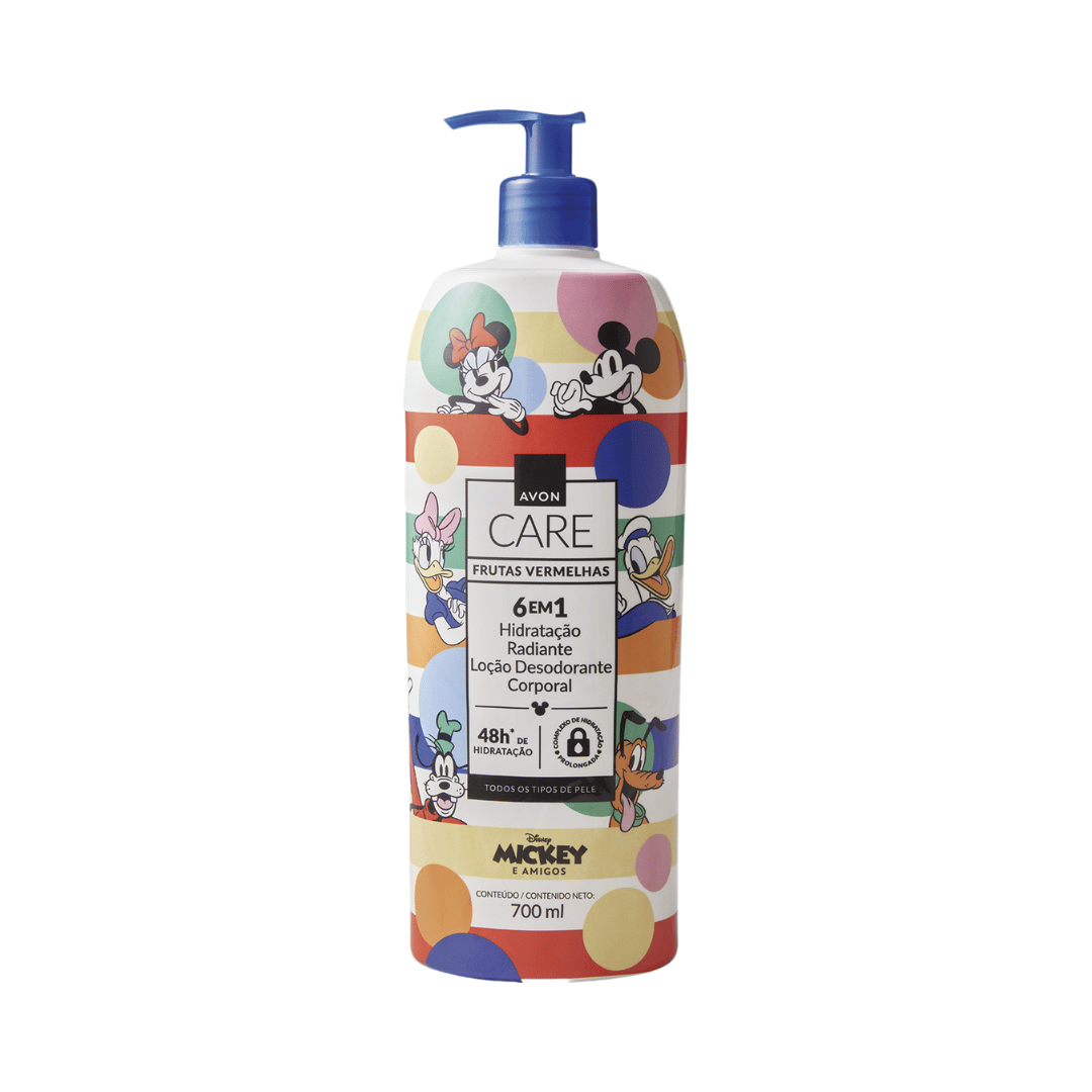 Loção Desodorante Corporal Avon Care 6 Em 1 Frutas Vermelhas 700ml