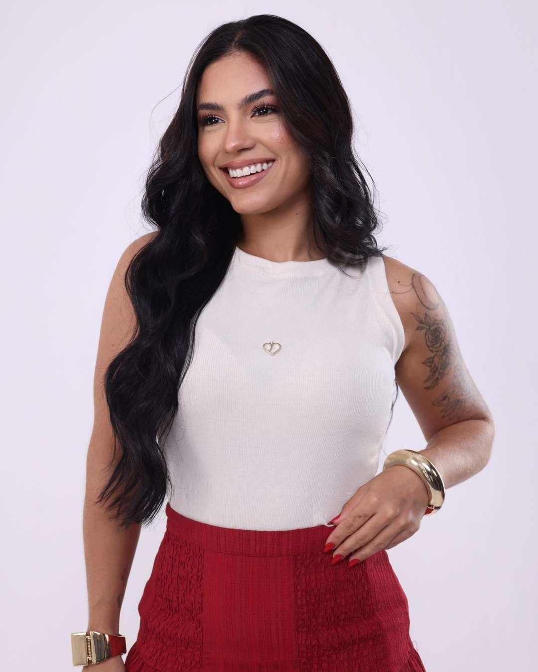 Regata Canelada com Pingente M Gelo