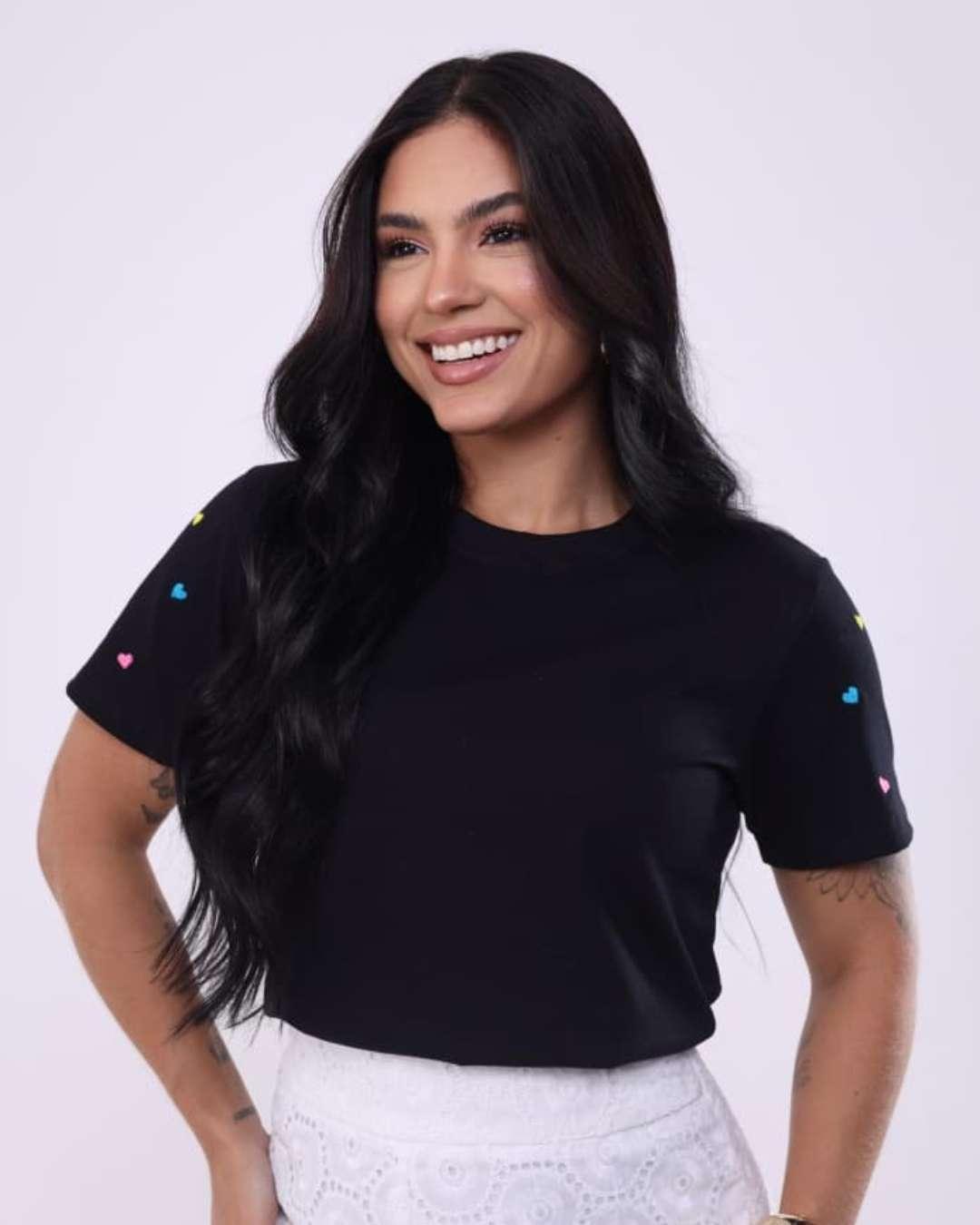 T-shirt Mangas Bordadas G