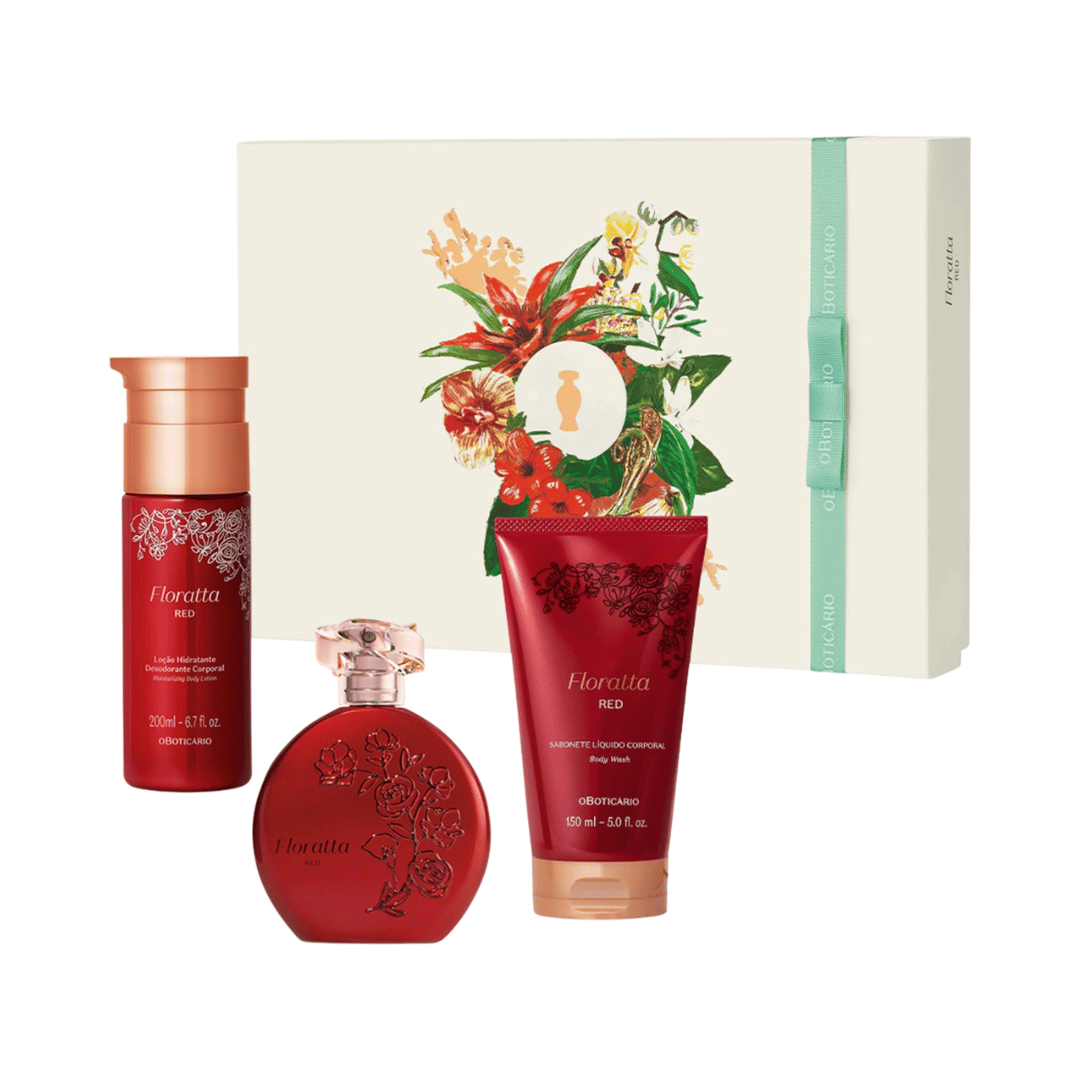 Presente Dia Das Mães Floratta Red (3 Itens)