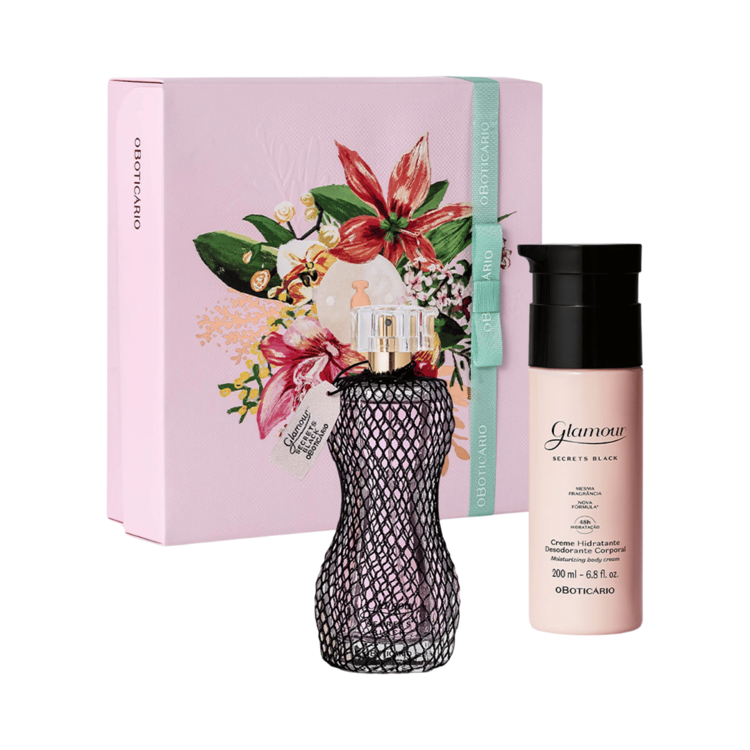 Presente Dia Das Mães Glamour Secrets Black (2 Itens)