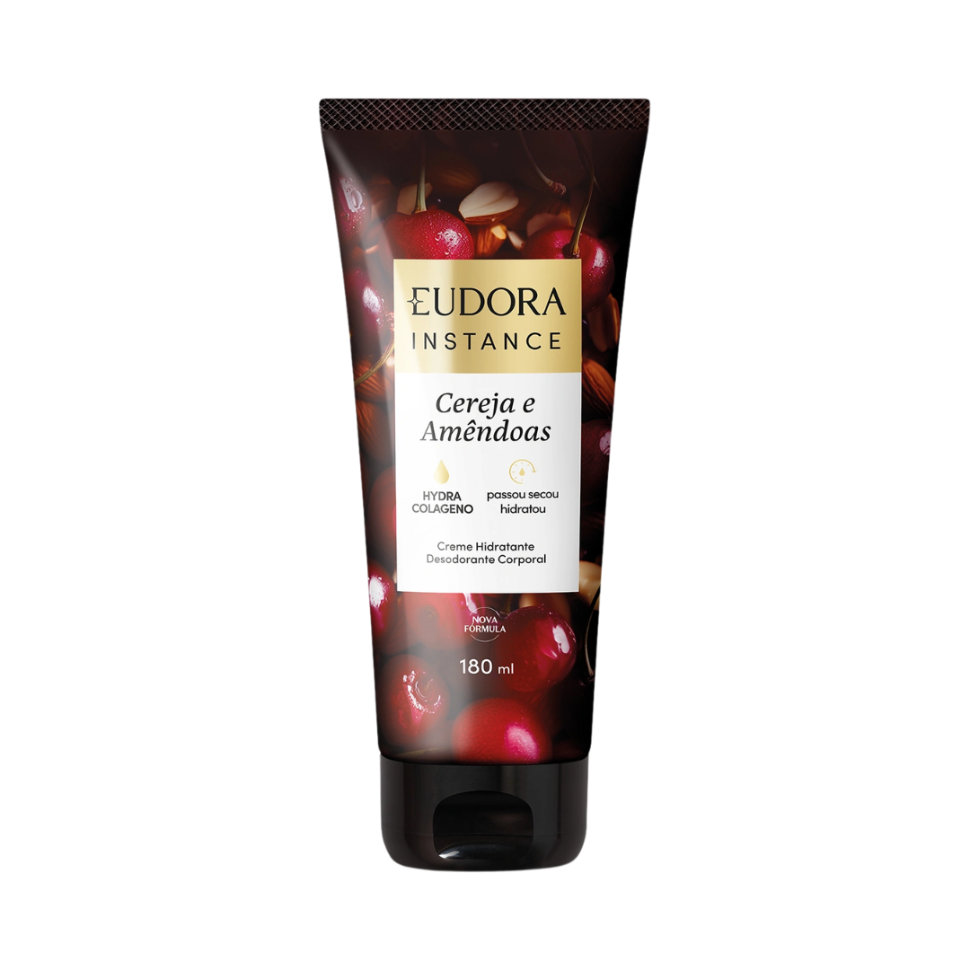 Creme Hidratante Desodorante Corporal Instance Cereja E Amêndoas 180ml