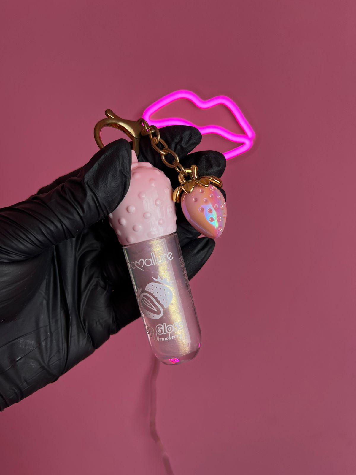 Gloss morango chaveiro Mocallure