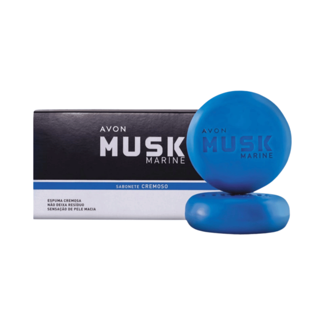 Sabonete Cremoso Musk Marine 2x90g