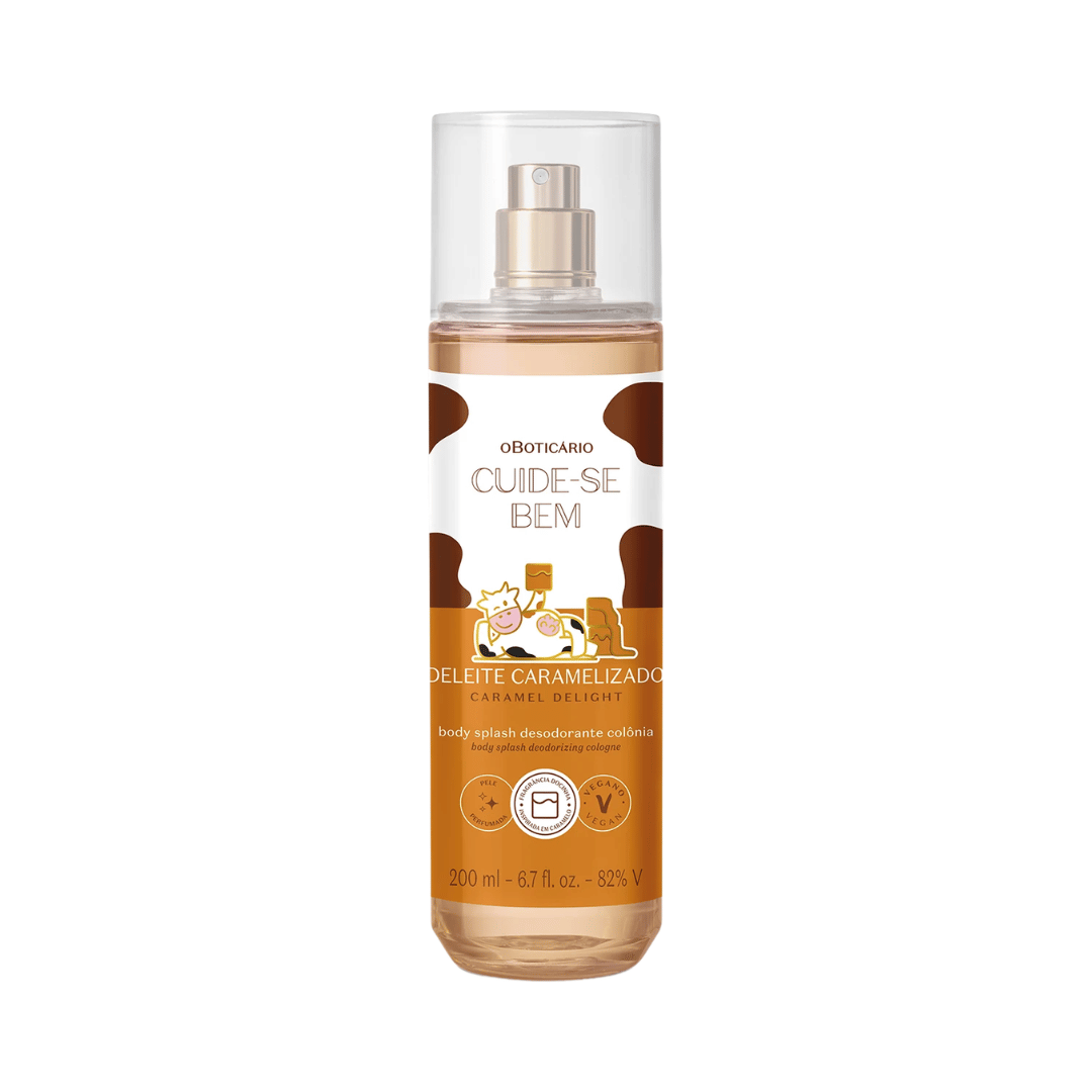 Body Splash Desodorante Colônia Cuide-Se Bem Deleite Caramelizado 200ml