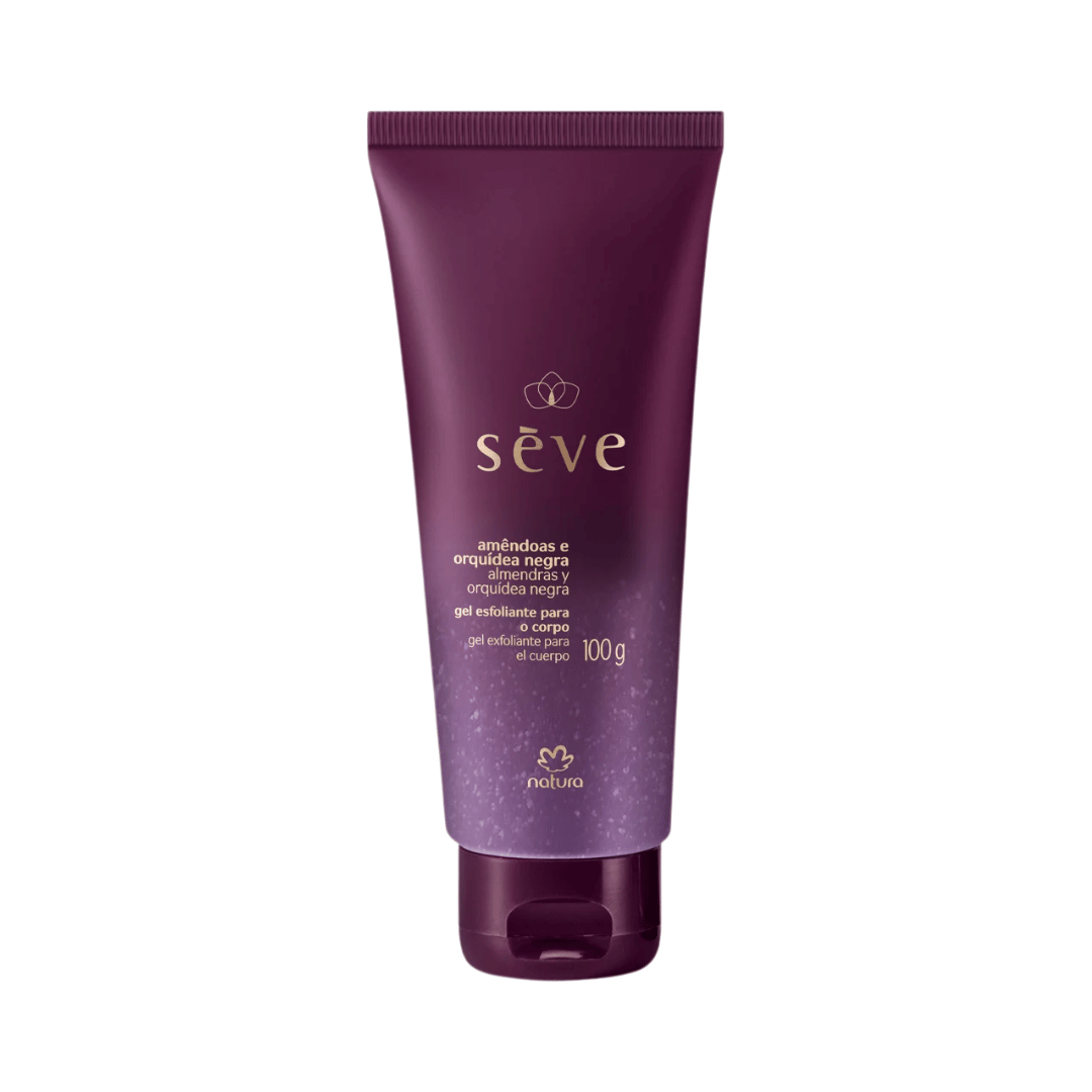 Gel Esfoliante Para O Corpo Sève Amêndoas E Orquídea Negra 100g