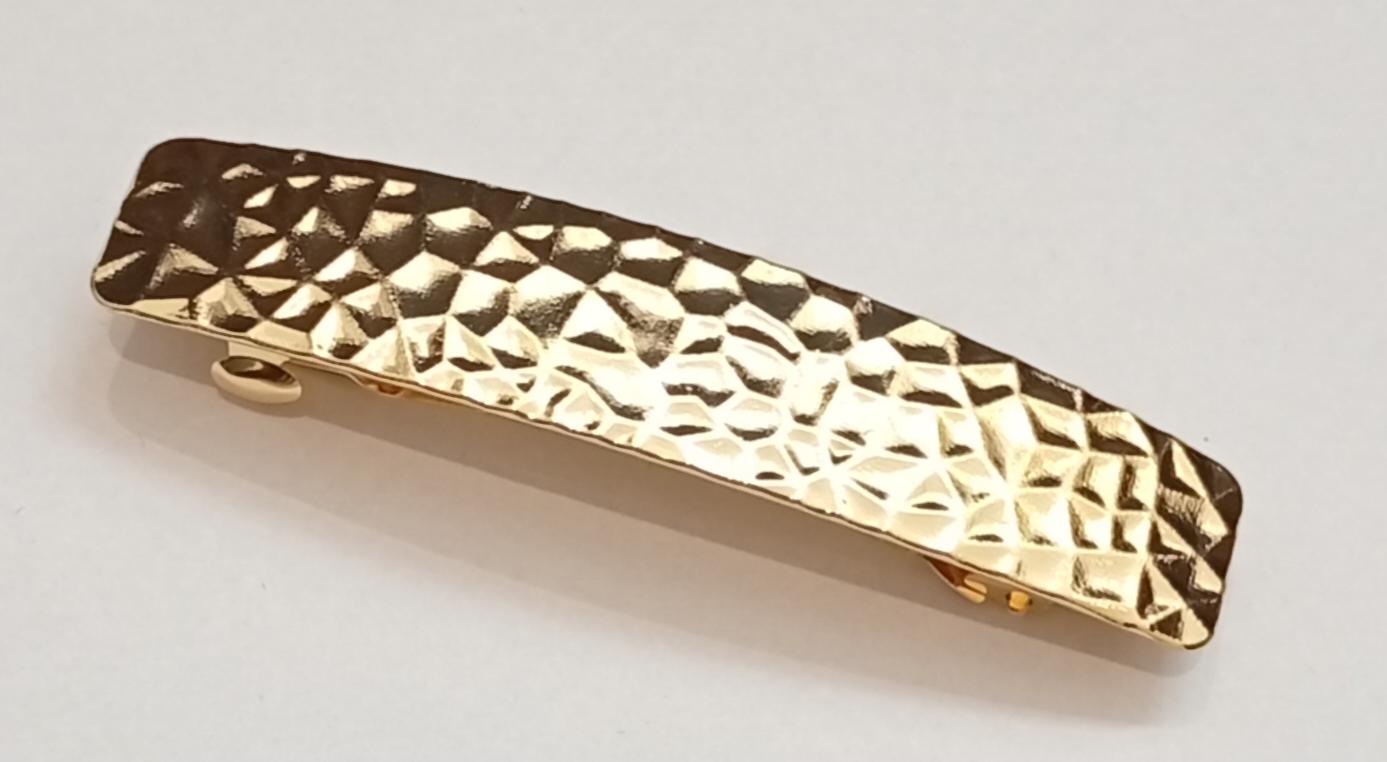 Presilha Metal Dourada Martelada