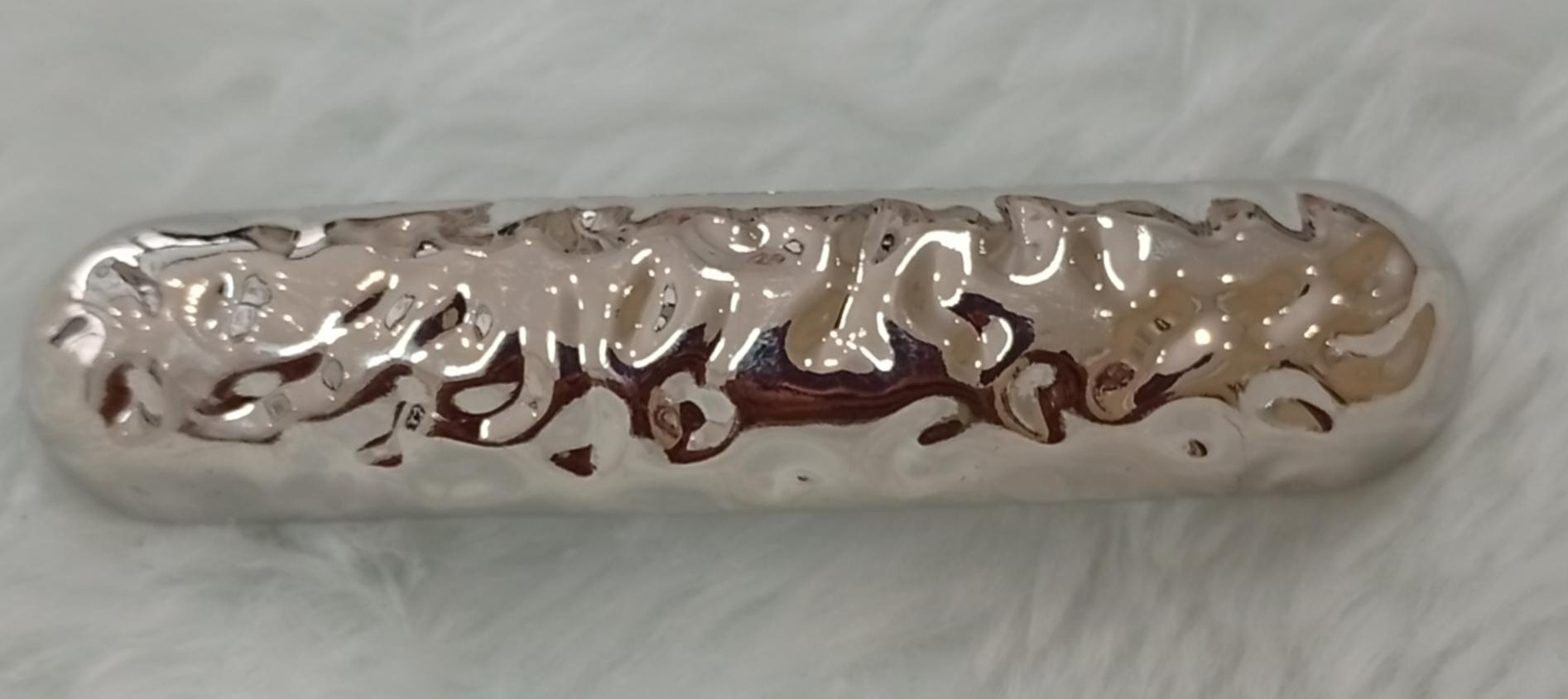 Presilha Metal Martelada Prata