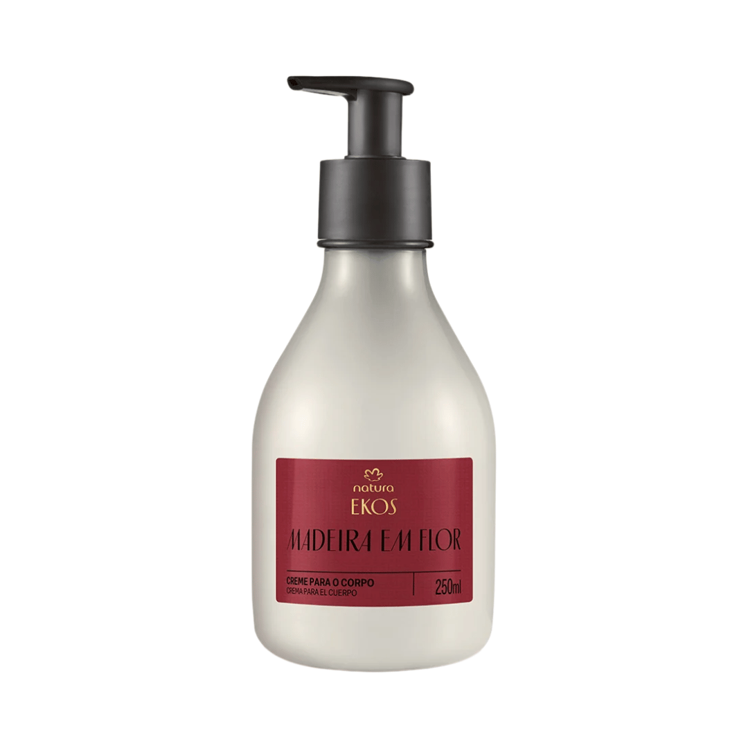 Creme Desodorante Hidratante Para O Corpo Ekos Madeira Em Flor 250ml