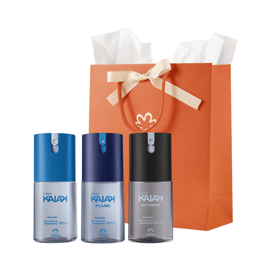 Presente Natura Kaiak Trio De Desodorantes (3 Produtos)