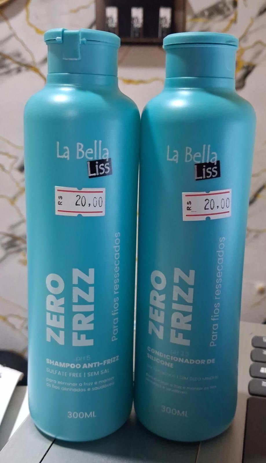 Shampoo e Condicionador Zero Frizz