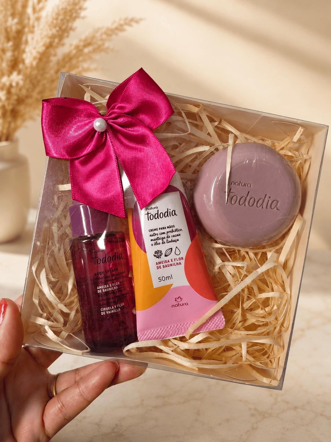 Kit Presente Tododia Body Splash Ameixa Flor