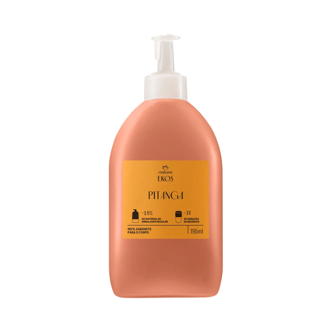 Refil Sabonete Para O Corpo Ekos Pitanga 195ml