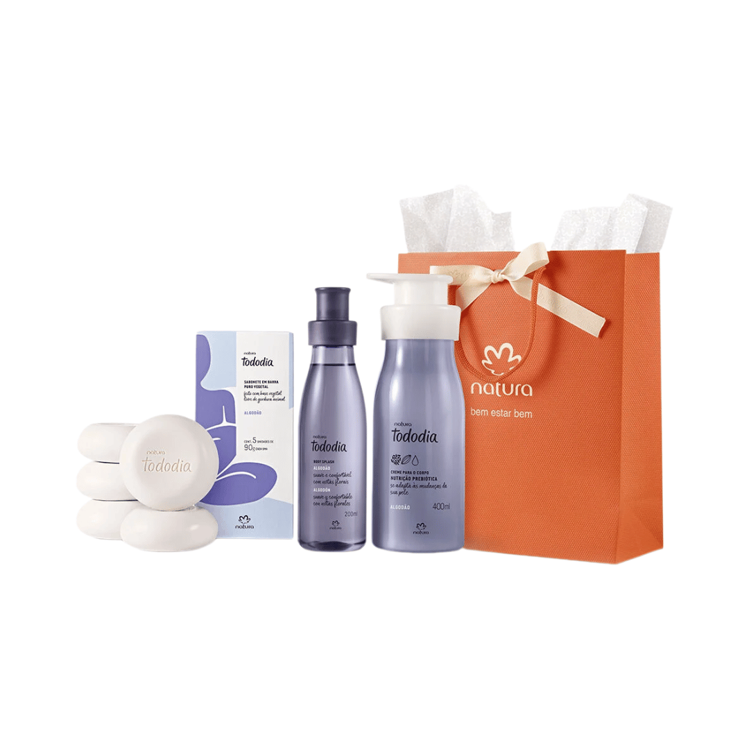 Presente Natura Tododia Algodão (4 Produtos)