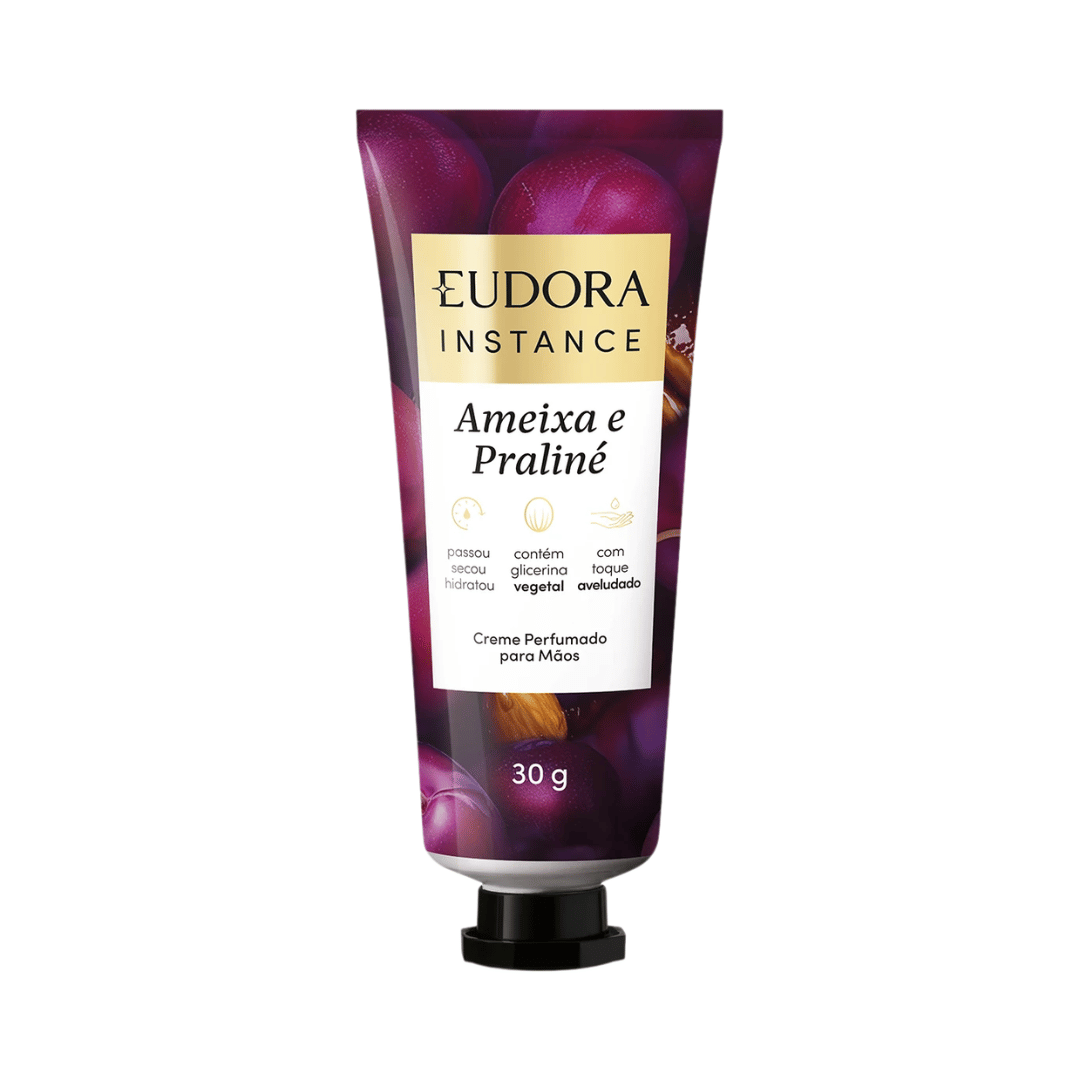 Creme Perfumado Para Mãos Instance Ameixa E Praliné 30g